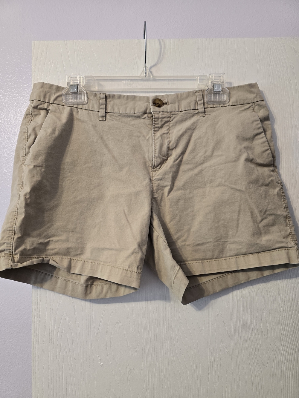 Old Navy Khaki Chino Bermuda Shorts - Light Tan